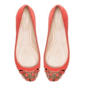 ZARA Ballerina flat with Metal Toe Cap flats BASIC SPRING SUMMER 2013 si